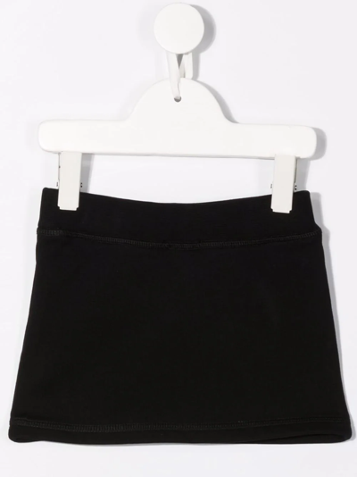 Shop Dsquared2 Forever Icon Drawstring Skirt In Black