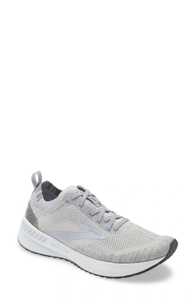 Shop Brooks Bedlam 3 Running Shoe In Oyster/ Purple Heather/ Grey