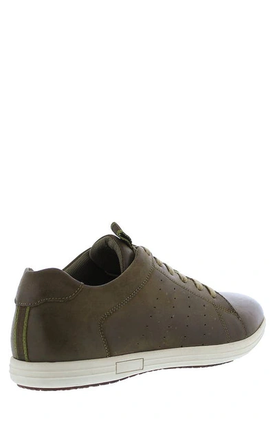 Shop English Laundry Mason Suede Sneaker In Army