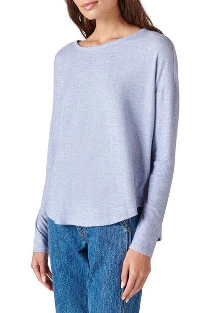 Shop Lucky Brand Long Sleeve Cloud Jersey Top In Forever Blue