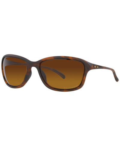 Shop Oakley Women's Polarized Sunglasses, Oo9297 She's Unstoppable 59 In Brown