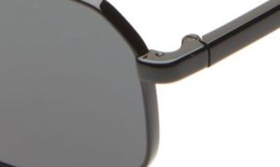 Shop Prada 57mm Aviator Sunglasses In Black