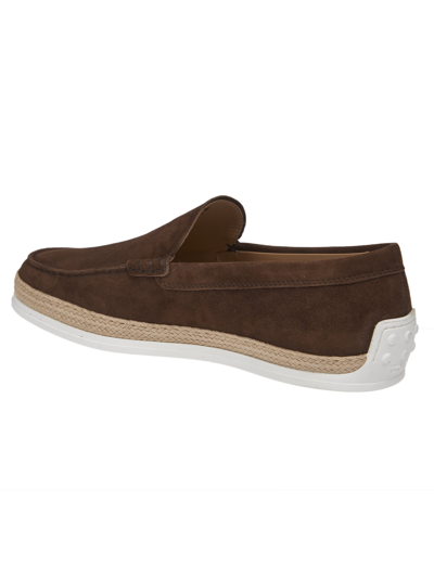 Shop Tod's Shoes Slipper In Brown