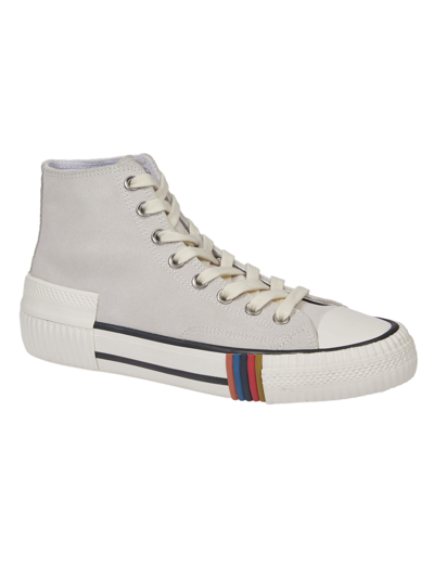 Shop Paul Smith Kelvin Sneakers In White