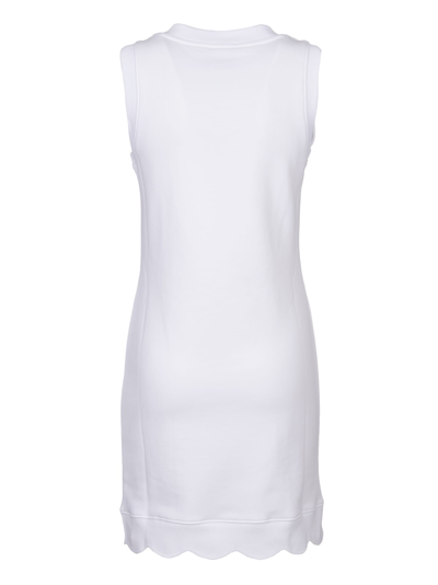 Shop Moschino Sweatshirt Dress In White