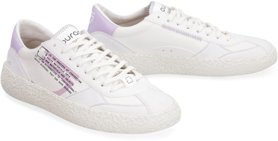 Shop Puraai Orchidea Low-top Sneakers In White