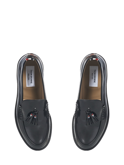 Shop Thom Browne Loafers In Black