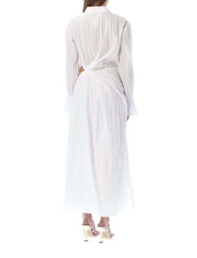 Shop Jonathan Simkhai Fraya Hardware Dress In White