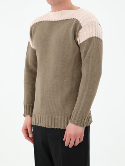 Shop Fendi Cotton And Cashmere Pullover