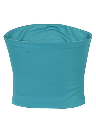 Shop The Andamane Gwen Tube Top In Turquoise