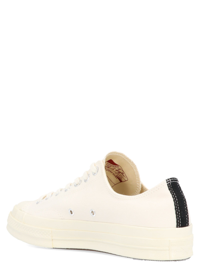 Shop Comme Des Garçons Play Play Shoes In White