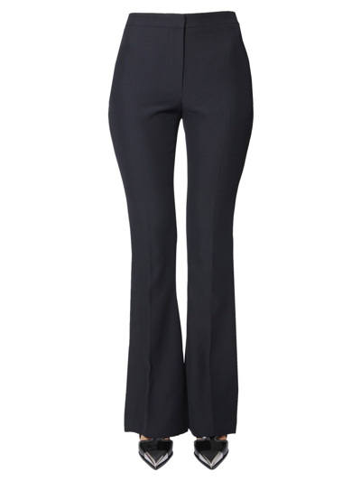 Shop Alexander Mcqueen Women's Black Viscose Pants