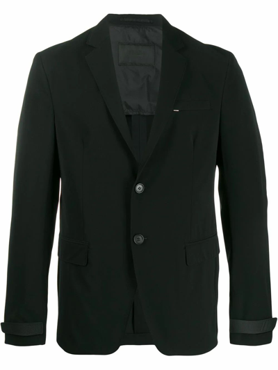 Shop Prada Men's Black Polyester Blazer