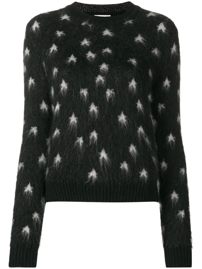 Shop Saint Laurent Women's Black Wool Sweater