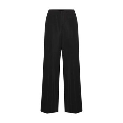 Shop Maison Margiela Wide-leg Pants In Black