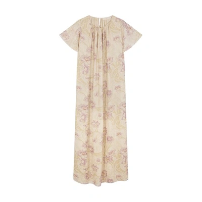 Shop Vanessa Bruno Thais Dress In Pinky Beige