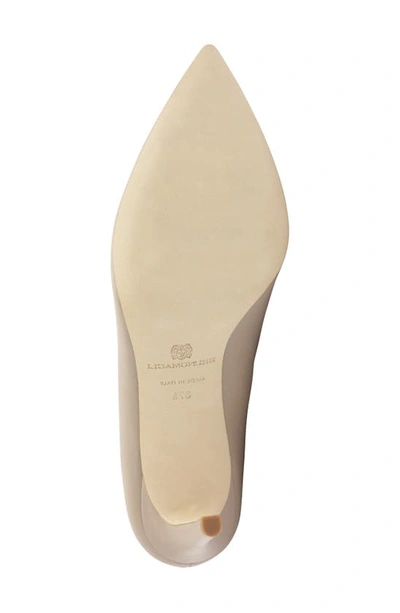 Shop Bruno Magli Telma Pointed Toe Pump In Nude Calf