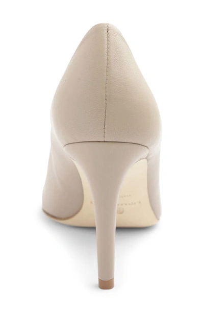 Shop Bruno Magli Telma Pointed Toe Pump In Nude Calf