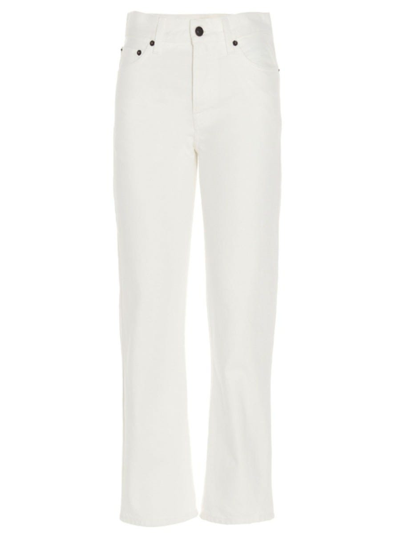 Shop The Row White Straight Leg Lesley Jeans