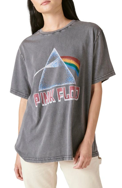 Shop Lucky Brand Pink Floyd Graphic Tee In Ebony
