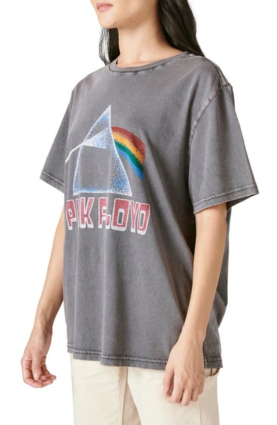 Shop Lucky Brand Pink Floyd Graphic Tee In Ebony