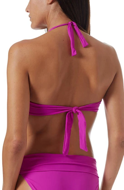 Shop Melissa Odabash Brussels Underwire Bikini Top In Viola