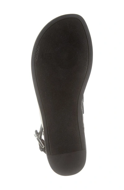 Shop Dkny Amber Slingback Sandal In Nax Natural/ Black