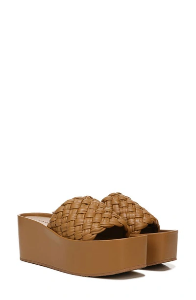 Shop Vince Mari Platform Wedge Sandal In Tan