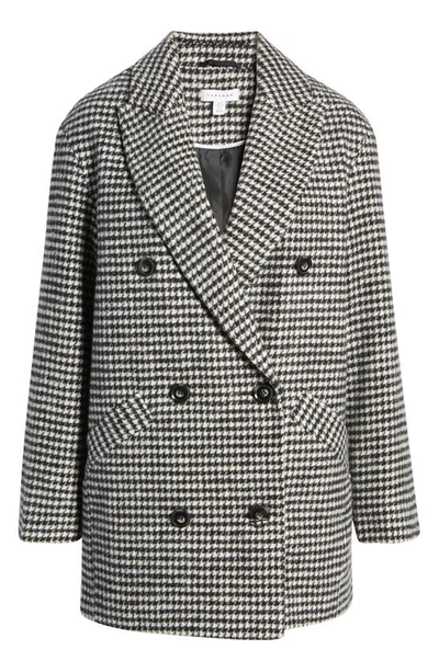 Topshop top houndstooth coat