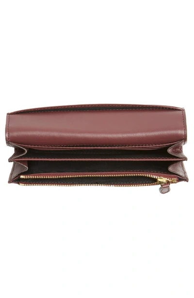 Shop Burberry 'porter In Mahogany Red