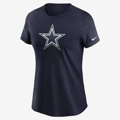 Shop Nike Women's Logo Essential (nfl Dallas Cowboys) T-shirt In Blue