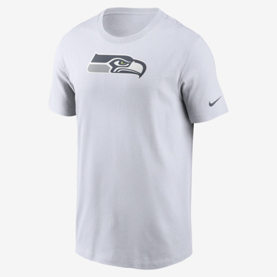Shop Nike Men's Logo Essential (nfl Seattle Seahawks) T-shirt In White