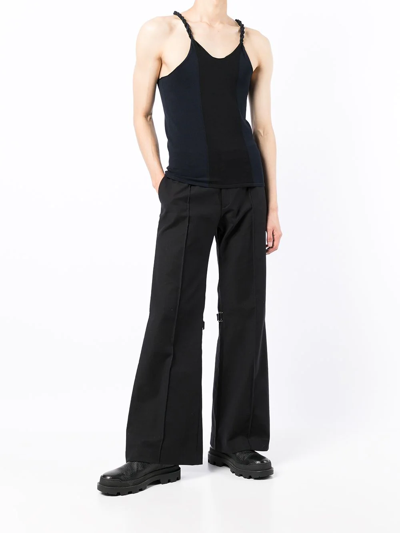 Dion Lee Rope-detail Tank Top In Blue