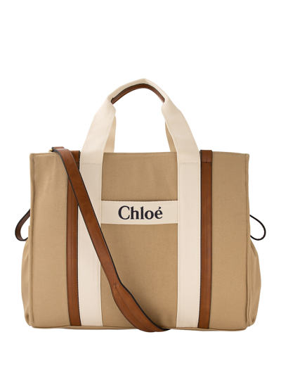 Chloé Kids Brown Diaper Bag for Girls