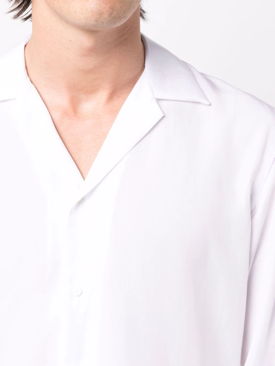 Shop Costumein Adam Button-up Shirt In Weiss