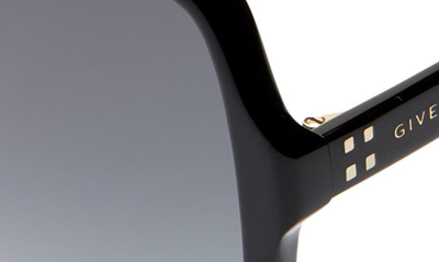 Shop Givenchy 55mm Square Sunglasses In Black