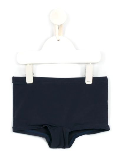 Shop Lenny Niemeyer Tonal Swim Shorts In Blue