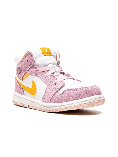 Shop Jordan 1 Mid Se "arctic Pink" Sneakers