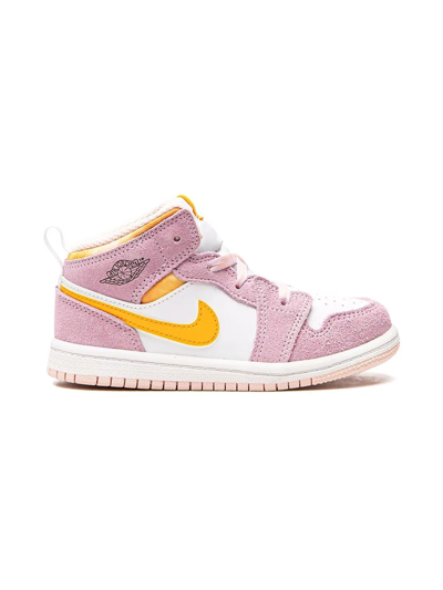 Shop Jordan 1 Mid Se "arctic Pink" Sneakers