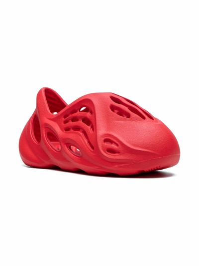 Shop Adidas Originals Yeezy Foam Runner "vermillion" Sneakers In Red