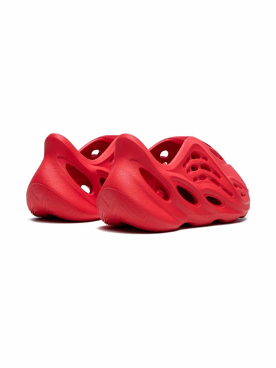 Shop Adidas Originals Yeezy Foam Runner "vermillion" Sneakers In Red