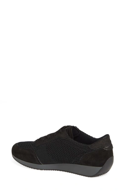 Shop Ara Lila Gore-tex® Waterproof Sneaker In Black Fabric