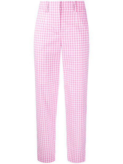 Shop Balmain Women's Pink Cotton Pants
