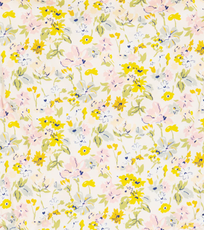 Bonpoint Kids Abbie Floral Print Swimsuit In Fl Vanille