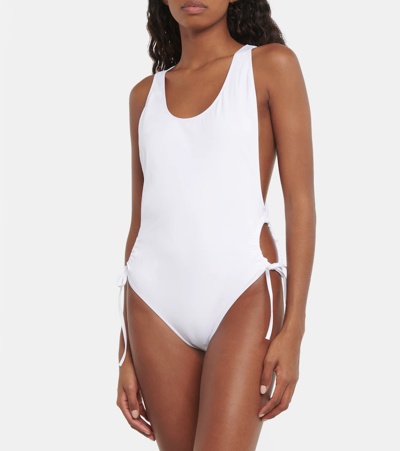 Shop Isabel Marant Symi Swimsuit In White