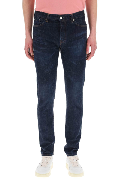 Shop Edwin Tapered Slim Jeans In Blue