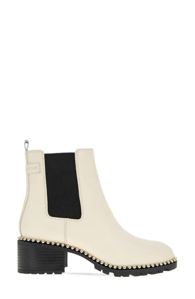 Shop Bcbgeneration Natti Chelsea Boot In Bianca Leather