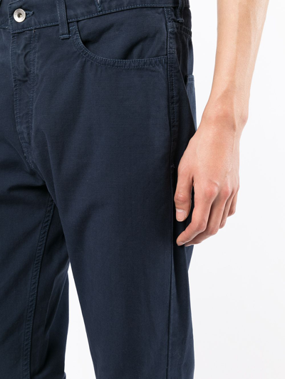 Shop Ymc You Must Create Tearaway Tapered Jeans In Blue