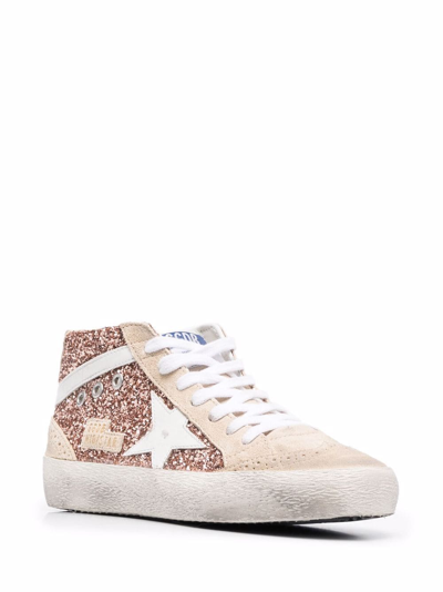 Golden Goose Mid Star Classic Sneakers In Rosa