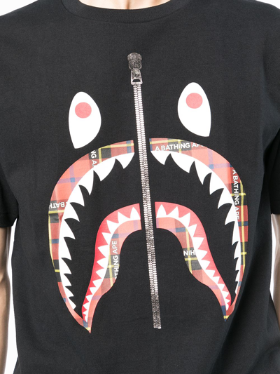 Shop A Bathing Ape Graphic-print T-shirt In Black